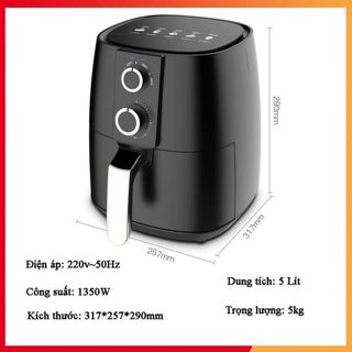 Nồi chiên không dầu CAMEL 6 lít bảo hành 6 tháng