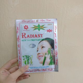 mặt nạ trắng da radiant bật tông ngay lần đầu tiên