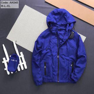 Áo khoác vải dù 02 lớp có nón Yessir