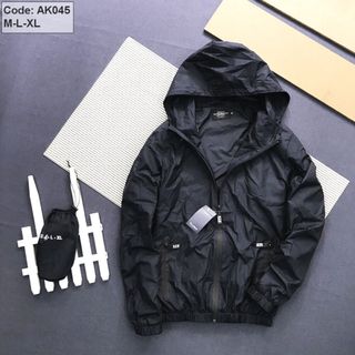 Áo khoác vải dù 02 lớp có nón Yessir