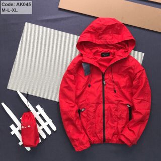 Áo khoác vải dù 02 lớp có nón Yessir