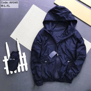 Áo khoác vải dù 02 lớp có nón Yessir