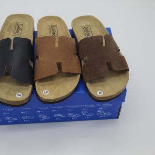 Dép unisex da bò thật - D04