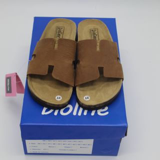 Dép unisex da bò thật - D04