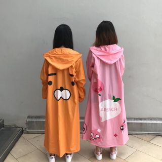 Áo Mưa Hoạt Hình Cute Người Lớn