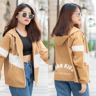 Áo khoác dù 2lớp phối màu