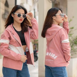 Áo khoác dù 2lớp phối màu