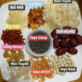 Chè dưỡng nhan 11 vị 250g nấu 15 chai 350ml