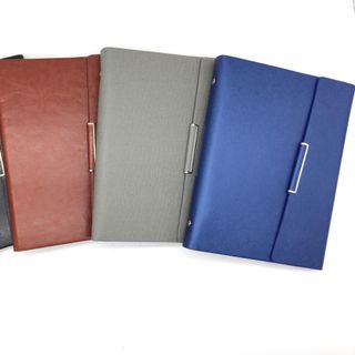 sổ bìa da có còng cao cấp