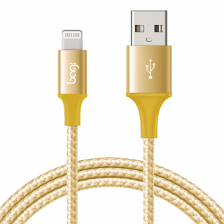 Dây cáp sạc nhanh bện dù Lightning dài 1m IS100-hàng Việt Nam