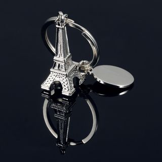 Móc Khóa Tháp Eiffel Kim Loại Cao Cấp
