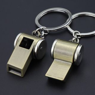 Móc Khóa Còi Huýt Sáo Kim Loại Cao Cấp