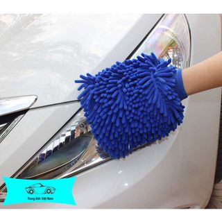 Găng Tay Lau Xe Đa Năng Vệ Sinh Ôtô, Xe Máy, Đồ Gia Dụng, Nội Thất Xúc Tua 2 Mặt