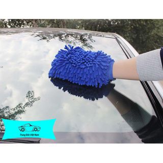 Găng Tay Lau Xe Đa Năng Vệ Sinh Ôtô, Xe Máy, Đồ Gia Dụng, Nội Thất Xúc Tua 2 Mặt