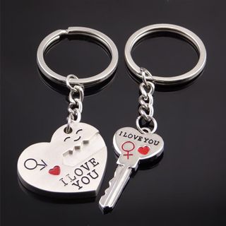 Móc Khóa Trái Tim và Chìa Khóa Cho Tình Yêu Couple