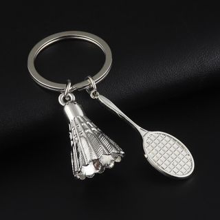 Móc Khóa Cầu Lông Kim Loại Cao Cấp