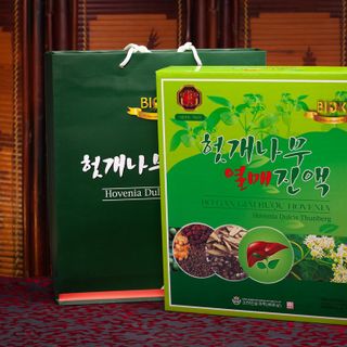 Bổ Gan, Giải Rượu Hovenia - Hovenia Dulcis Thunberg 100 ml *5 gói x 6