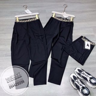 Quần bom nữ phối cạp
