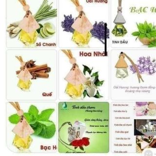 Tinh dầu nước hoa treo phòng giá sỉ