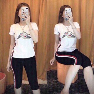 Bộ coton mịn đẹp thêu