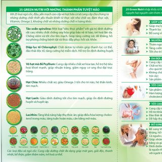 Sữa hạt ngũ cốc 25 Green Nutri