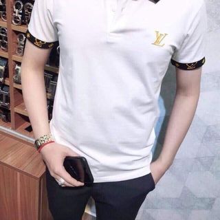 Áo thun cổ trụ cao cấp 100% cotton