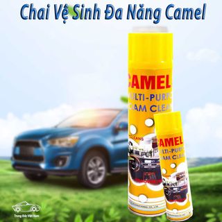CHAI VỆ SINH NỘI THẤT Ô TÔ XE HƠI CAMEL 650ML