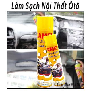 CHAI VỆ SINH NỘI THẤT Ô TÔ XE HƠI CAMEL 650ML