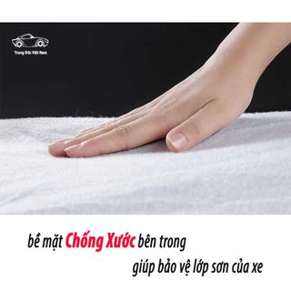 Bạt Phủ Xe Ô Tô Cao Cấp Tráng Nhôm Bạc Che Mưa Che Nắng - Chống Trầy Xước