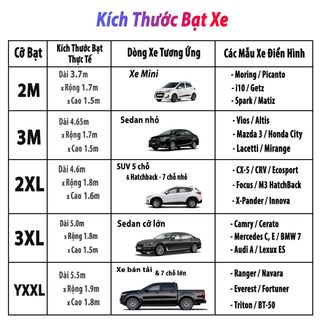 Bạt Phủ Xe Ô Tô Cao Cấp Tráng Nhôm Bạc Che Mưa Che Nắng - Chống Trầy Xước