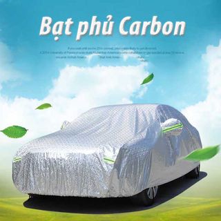 Bạt Phủ Xe Ô Tô Cao Cấp Tráng Nhôm Bạc Che Mưa Che Nắng - Chống Trầy Xước