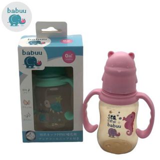 Bình sữa cổ hẹp hình thú Babuu