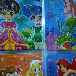 Tranh ghép sỉ Tranh ghép giấy loại dầy 14x14cm nhiều mẫu nhe các bạn