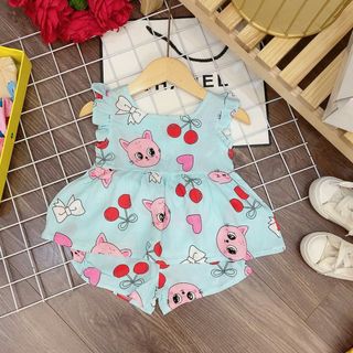 BỘ LANH LỤA SIZE NHỠ CHO BÉ GÁI