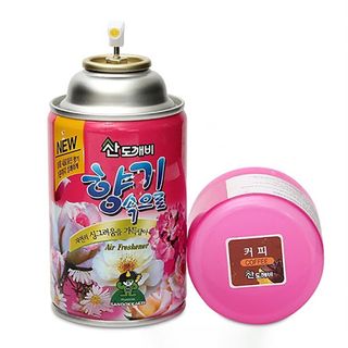 CHAI XỊT KHỬ MÙI CAFE TRÊN Ô TÔ XE HƠI HÀN QUỐC 300ML