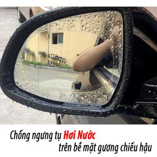 BỘ 02 MIẾNG DÁN CHỐNG NƯỚC GƯƠNG CHIẾU HẬU 135X95MM
