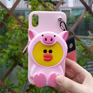 Ốp Lưng Hoạt Hình Kèm Ví Cho Iphone 6/7/8Plus