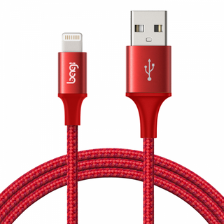 Dây cáp sạc nhanh bện dù Lightning dài 1m IS100-hàng Việt Nam