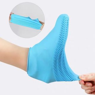 Bọc giày đi mưa chống nước, chống bụi bẩn silicon size M (35-39) (24,5cm)