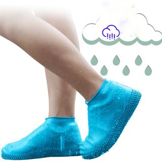 Bọc giày đi mưa chống nước, chống bụi bẩn silicon size M (35-39) (24,5cm)