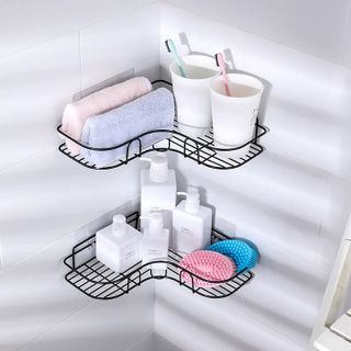 Kệ Góc Treo Tường Nhà Tắm, Nhà Bếp Khung Sắt