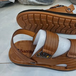 Dép đúc da sịn