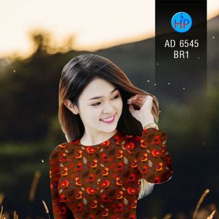 Vải Áo Dài Chim Và Lá