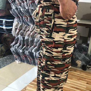 Quần dài kaki túi hôp nam kiểu lính
