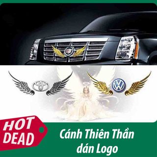LOGO 2 CÁNH THIÊN THẦN TRANG TRÍ XE HƠI, Ô TÔ