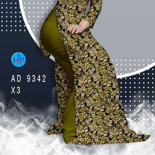 Vải Áo Dài Hoa Cúc Nhí