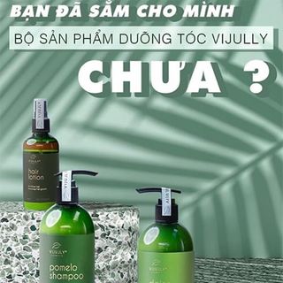 Bộ ba dầu gội bưởi Vijuly