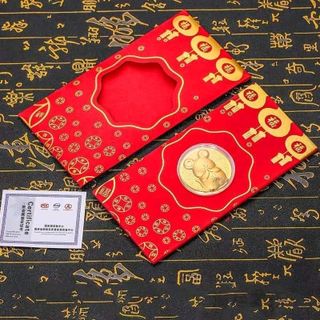 Bao lì xì đồng tiền chuột vàng giá sỉ giá sỉ