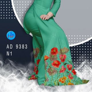 Vải Áo Dài Hoa Poppy Nhẹ Nhàng