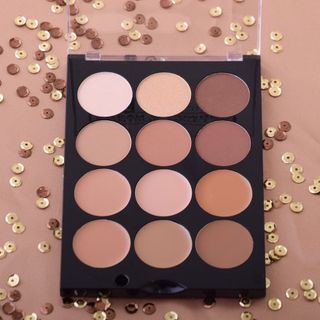 Bảng Phấn Mắt Beauty Creations 12 Color Cream & Contour Palette 23,1g